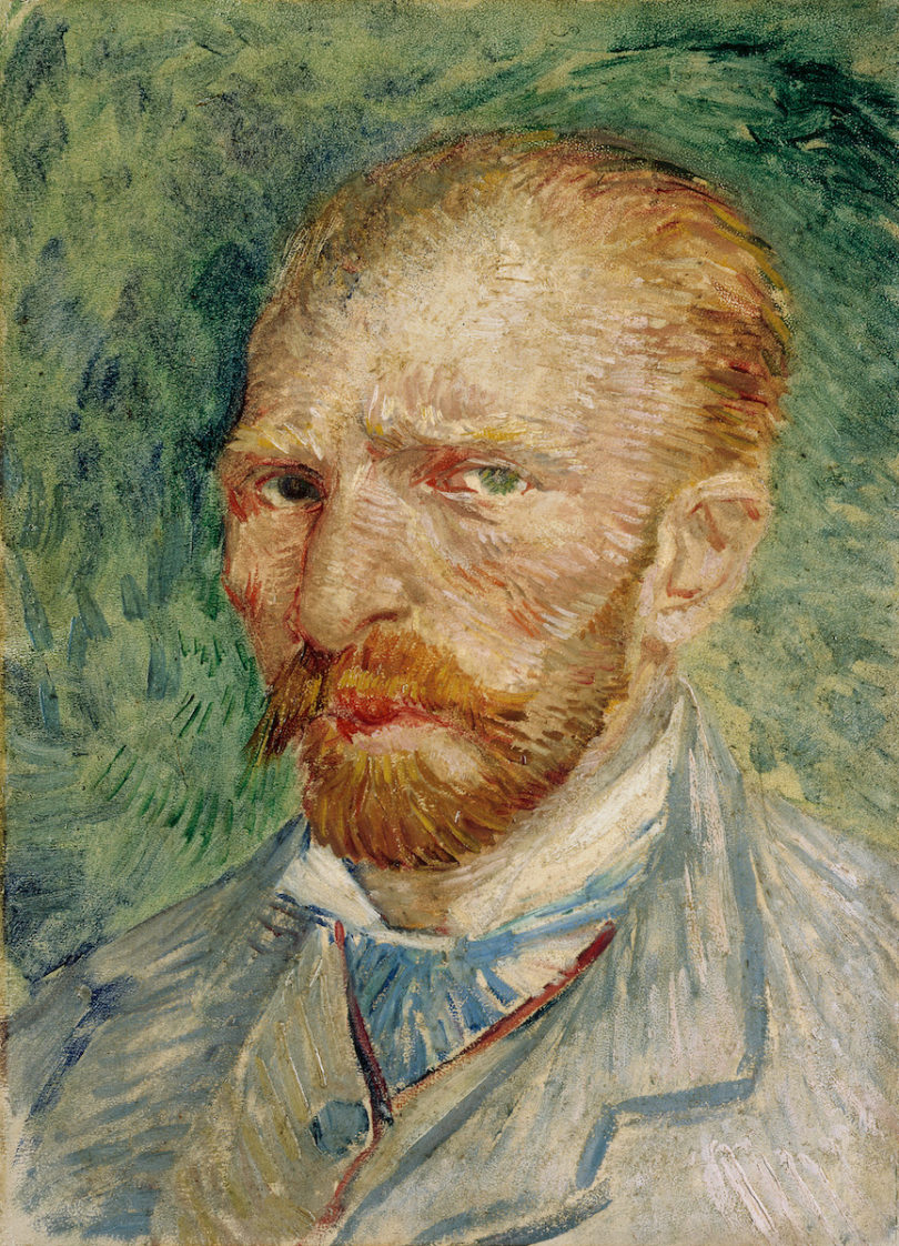 Vincent van Gogh (1853–1890) Selbstporträt, 1887, Öl auf Karton, 32,8 x 24 cm Kröller-Müller Museum, Otterlo, Foto: © Indien van Toepassing, Amsterdam