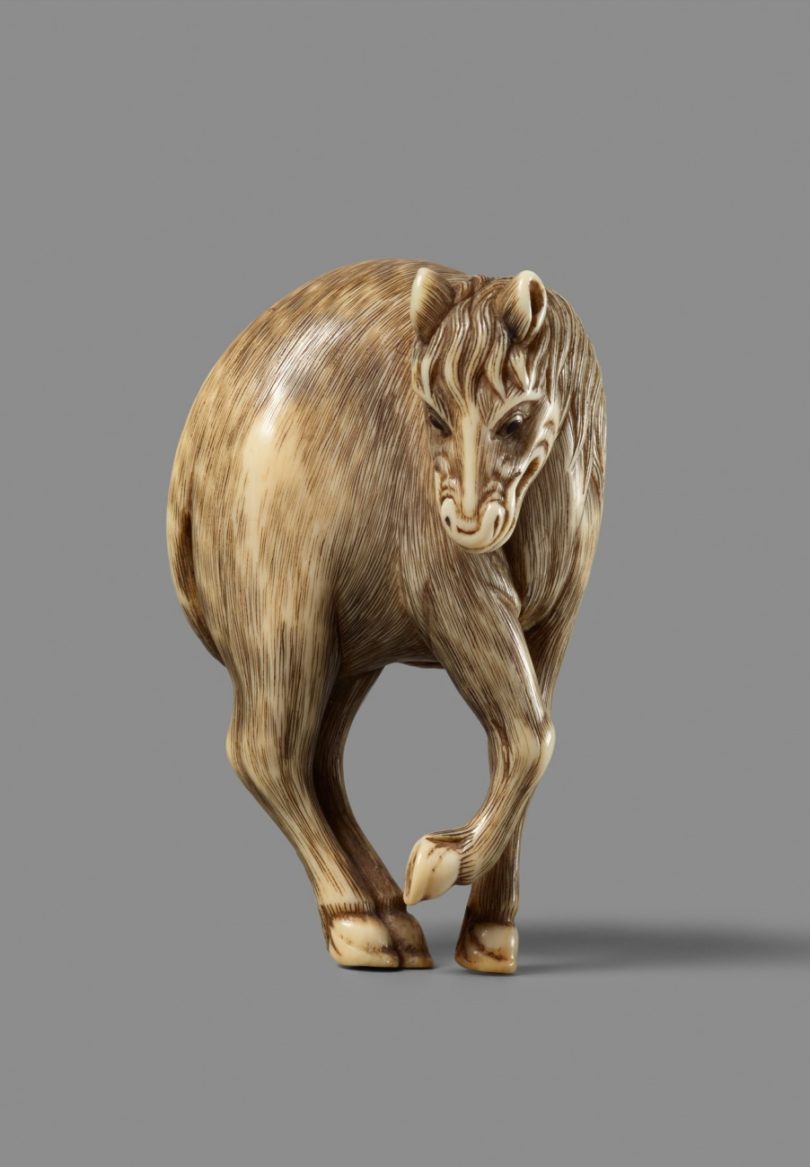 Netsuke Pferd Elfenbein Lempertz Asiatika Kunstmarkt