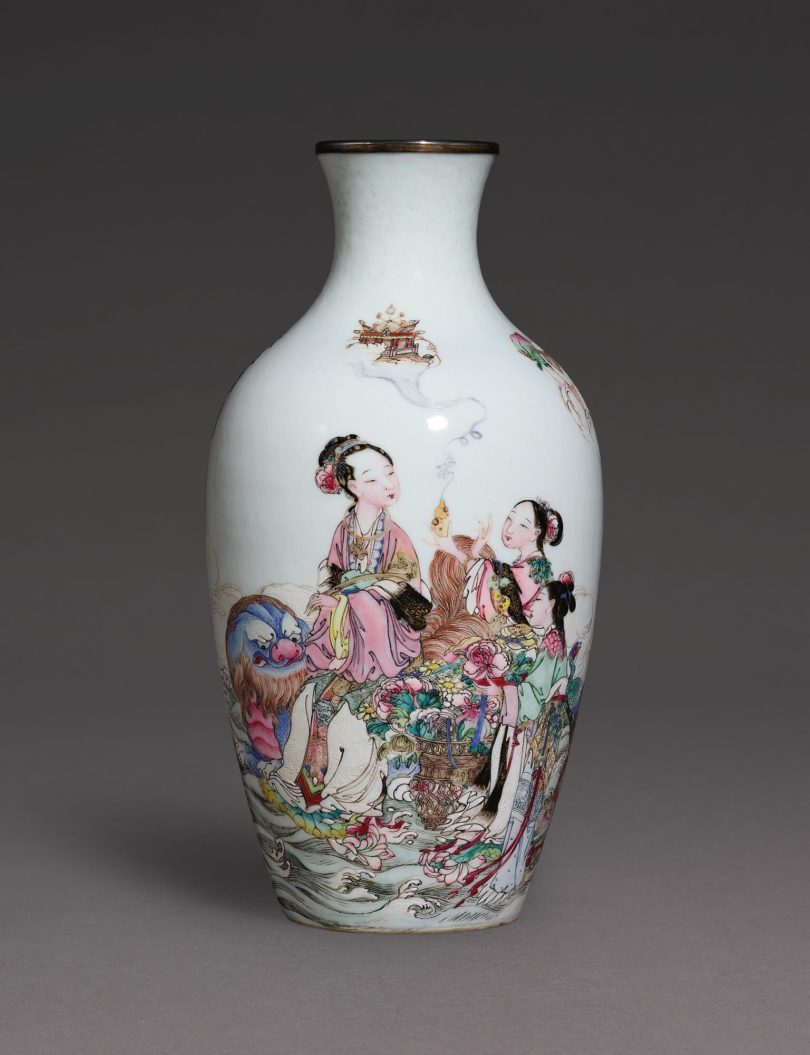 Famille-rose-Vase Sotheby's Asiatika Kunstmarkt