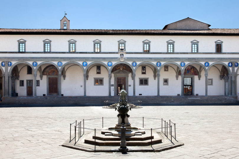 Ausflug zur Kunst Filippo Brunelleschi Ospedale degli Innocenti