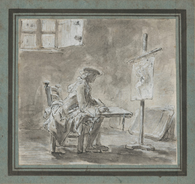 Jean Siméon Chardin Federzeichnung Bassenge alte Meister