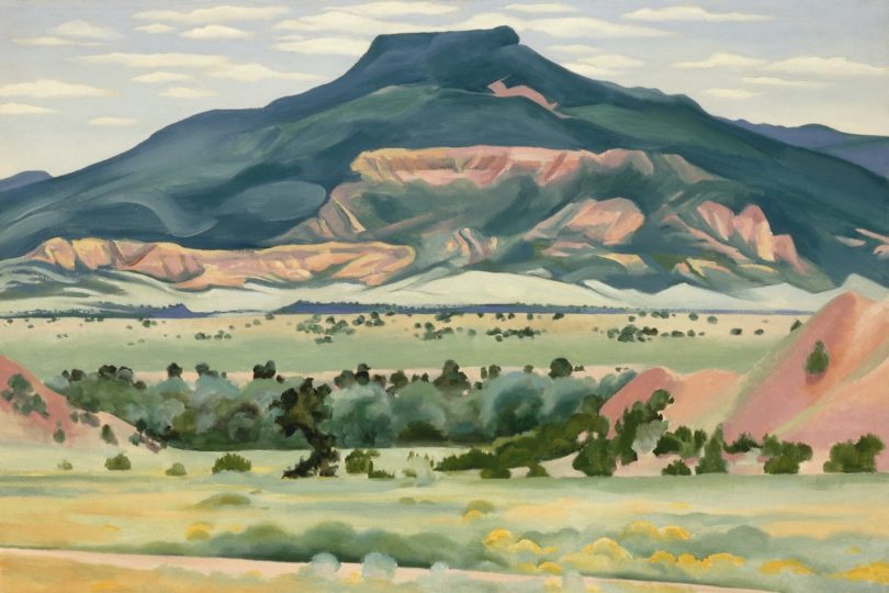 Georgia O'Keeffe Landschaft New Mecico Gemälde