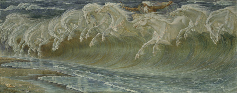 Walter Crane Die Rosse des Neptun