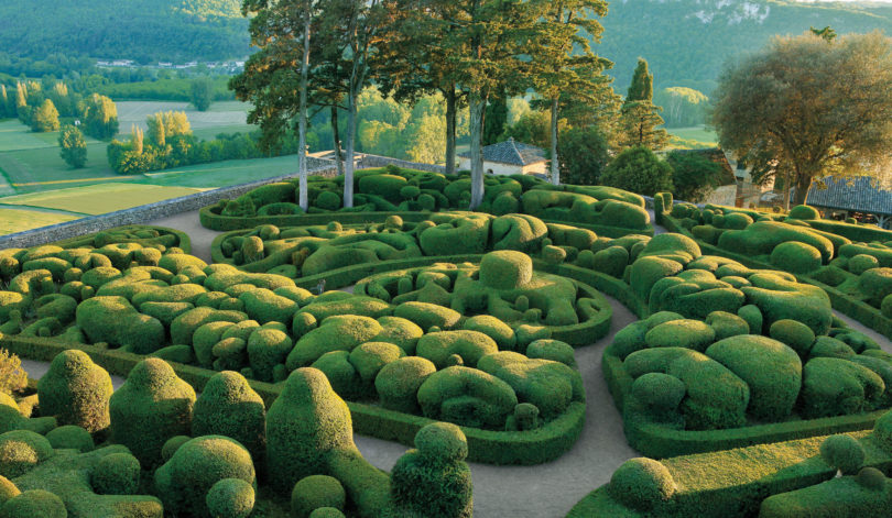 Garten von Marqueyssac Dordogne Südfrankreich