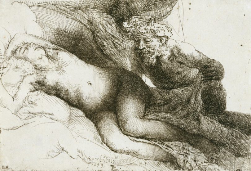 Rembrandt Jupiter und Antiope