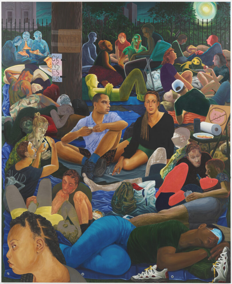 Nicole Eisenman Beergarden with AK