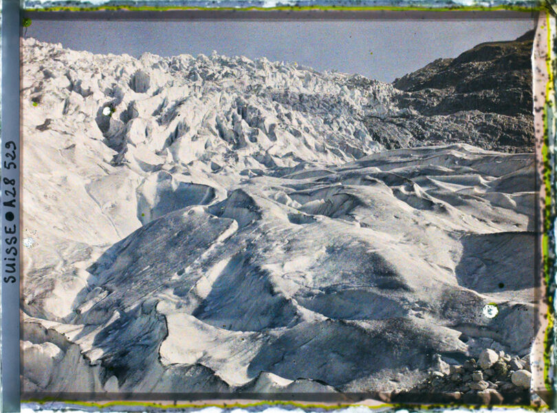 Glacier des Bossons Haute-Savoie Frankreich Albert Kahn