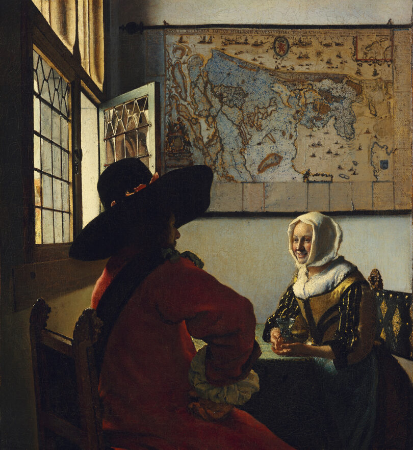 Vermeer Der Soldat und das lachende Mädchen