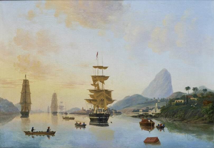 Fritz Müller Der Hafen von Rio de Janeiro Kastern