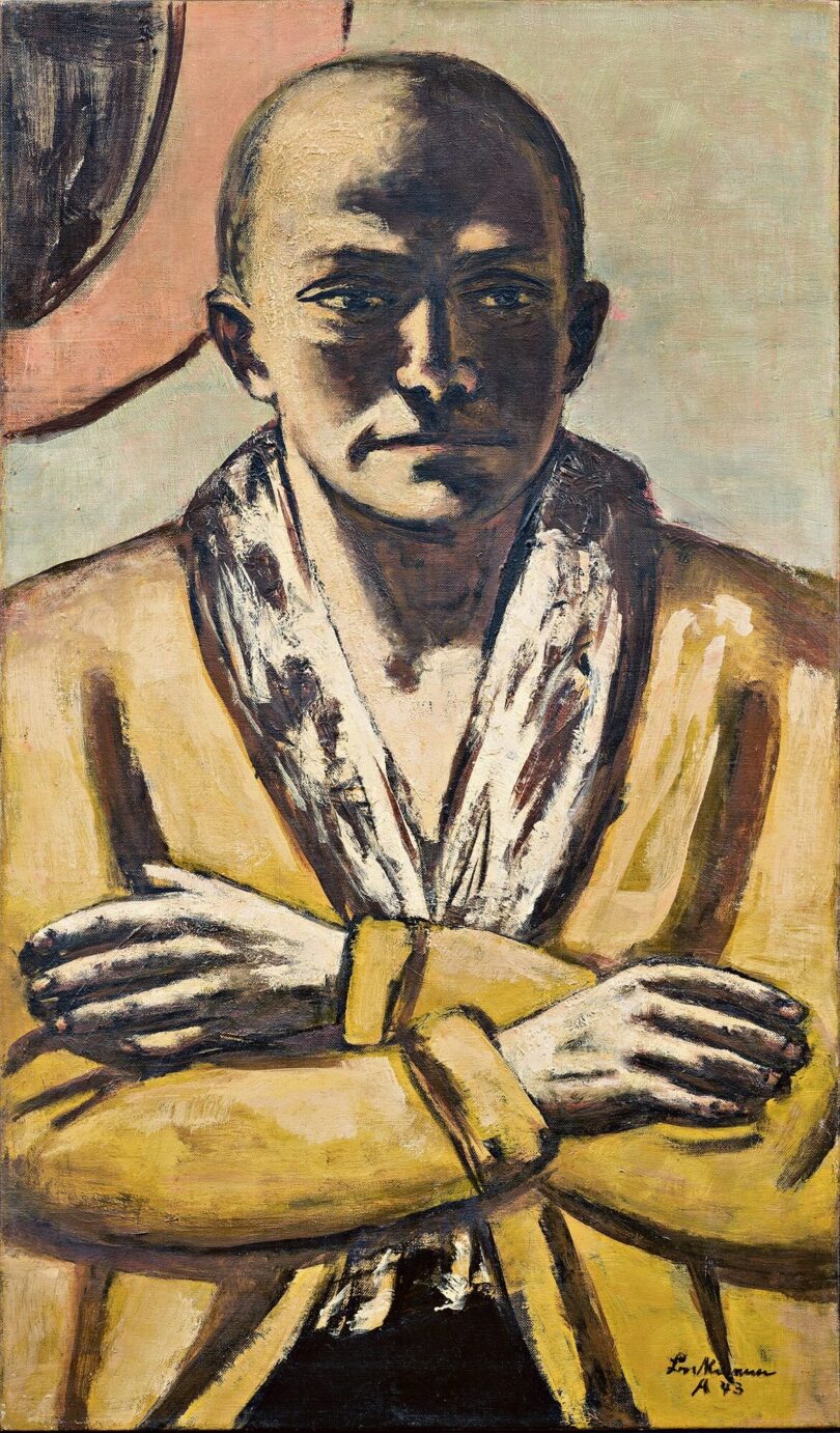 Max Beckmann Selbstbildnis gelb-rosa