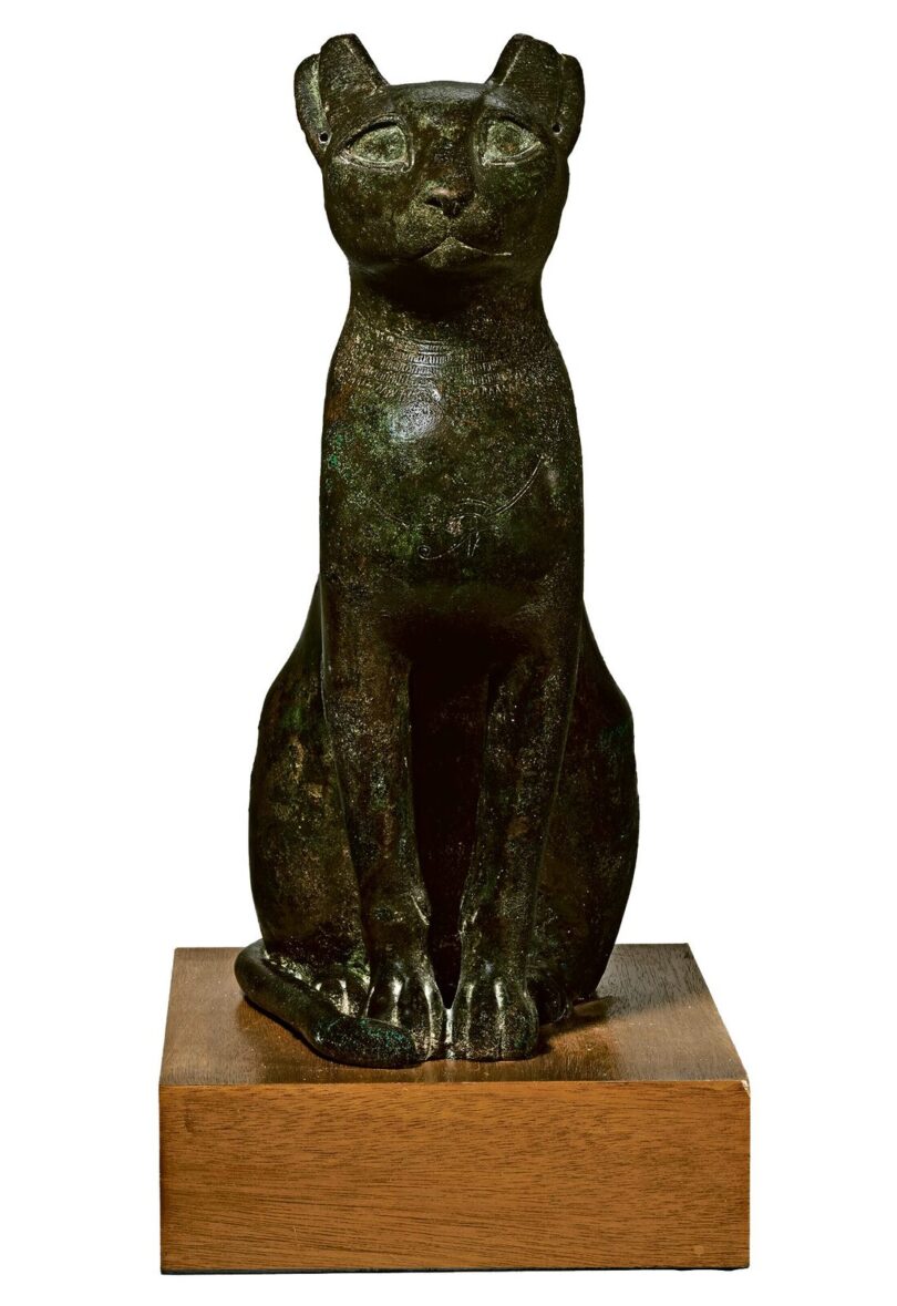 Ägypten Katze Bronze Christie's