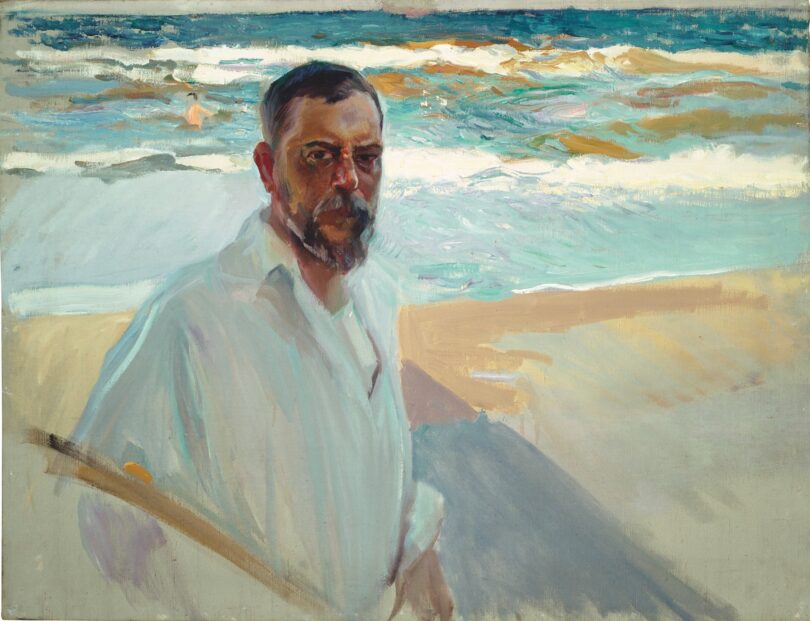 Joaquín Sorolla Autorretrato con fondo de mar