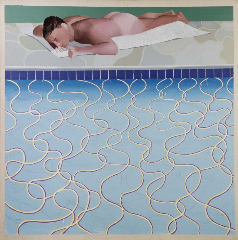 David Hockney Sunbather (Sonnenbadende