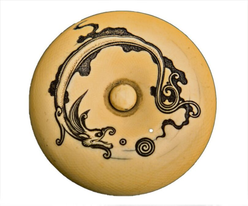 Manju-Netsuke, Regendrache