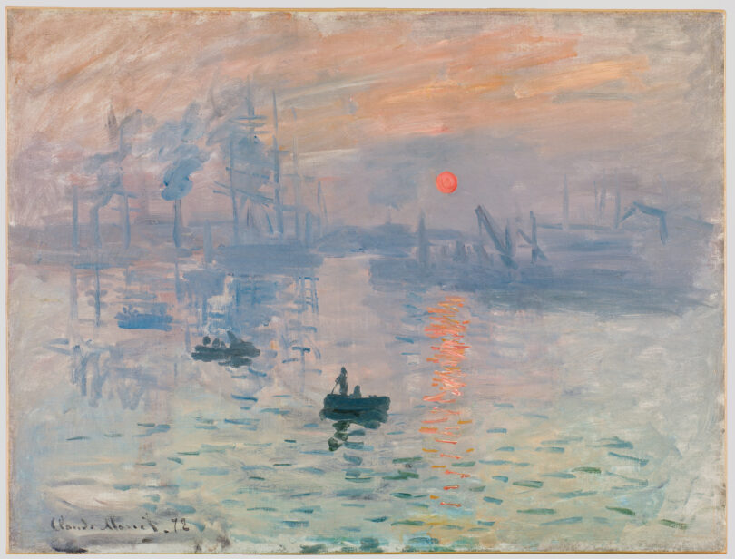 Monets „Impression, soleil levant“ (1872) war namensgebend für den Stil, ein Urknall von einem Bild. © Studio Baraja SLB/Musée Marmottan Monet, Paris