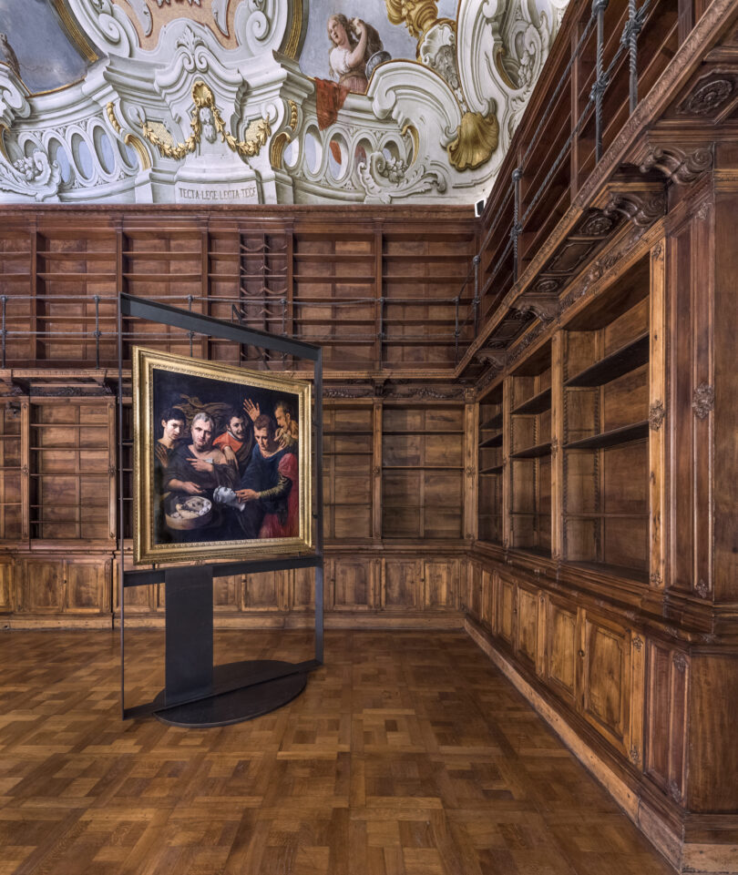 Eine Arbeit des flämischen Malers Frans Floris ist in den ehemaligen Bibliotheksräumen zu entdecken. © Fabio Gambina, courtesy Palazzo Butera