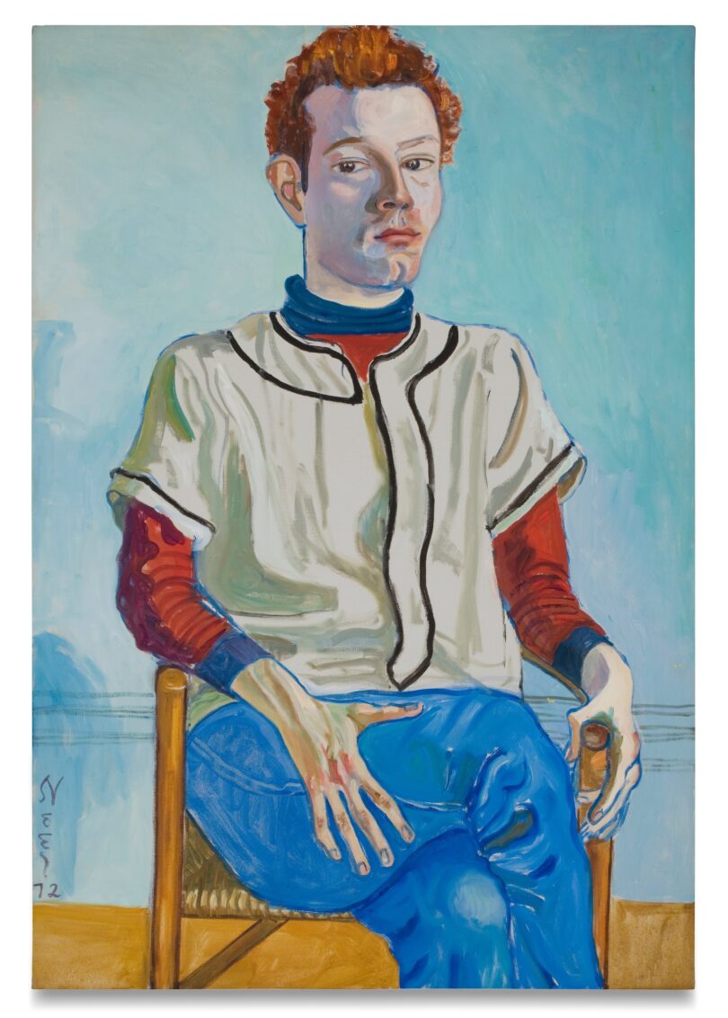 Alice Neel, „Jackie Curtis as a Boy“, 1972, Öl auf Leinwand, 111,8 x 76,2 cm