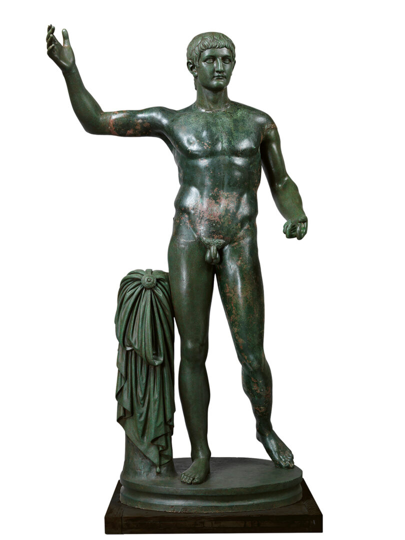 Bronzestatue des Germanicus im Louvre