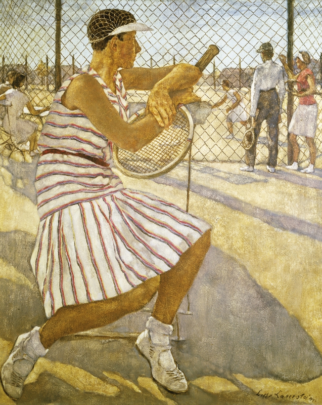 „Die Tennisspielerin“ von Lotte Laserstein aus dem Jahre 1929