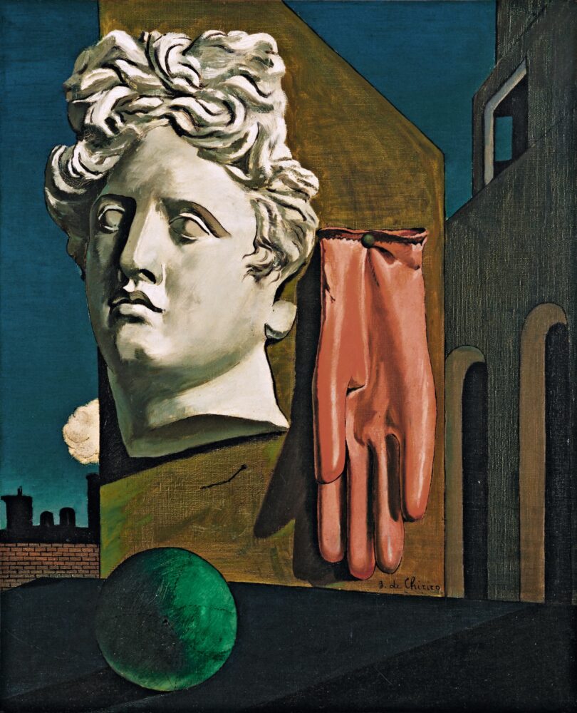 Gemälde Lied der Liebe von Giorgio de Chirico Surrealismus