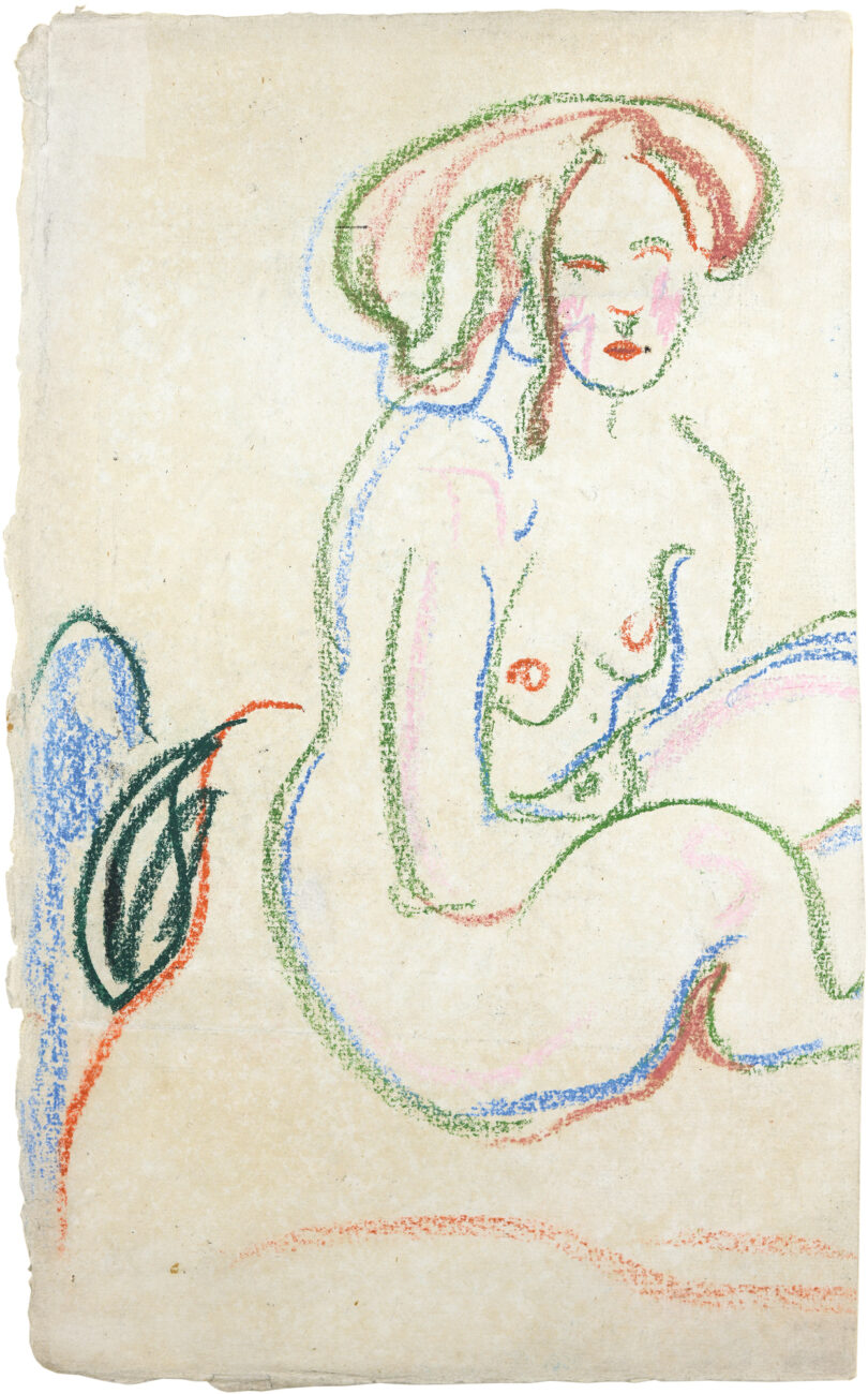 Ernst Ludwig Kirchner „Sitzende Dodo“ von 1909