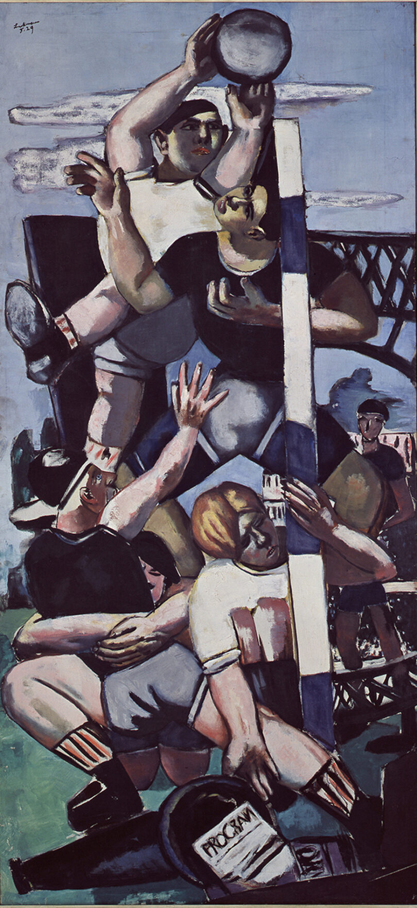 „Die Rugbyspieler“ von Max Beckmann (1929)