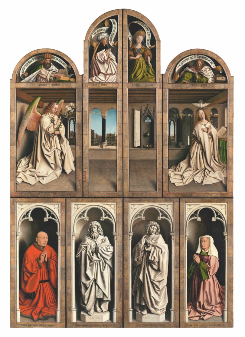 (Jan Maaseik) und Hubert van Eyck: Genter Altar, 1432, in der St. Bavo Kathedrale Gent