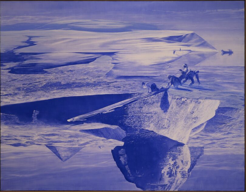 Mark Tansey „Push/Pull“ von 2003